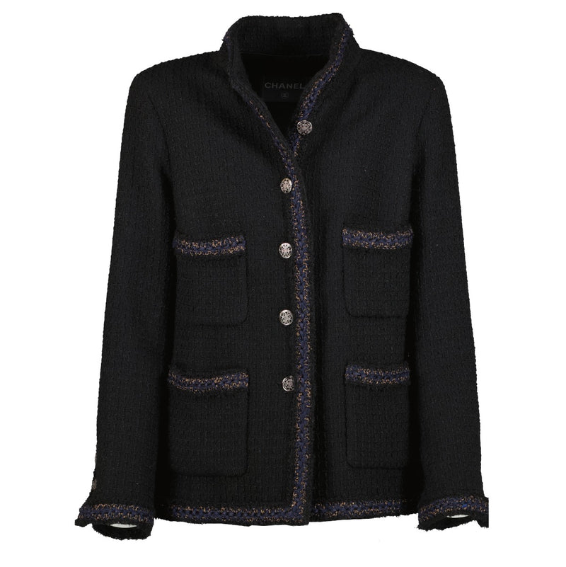 Shop 100% authentic Chanel Black Tweed Jacket at Labellov.com.