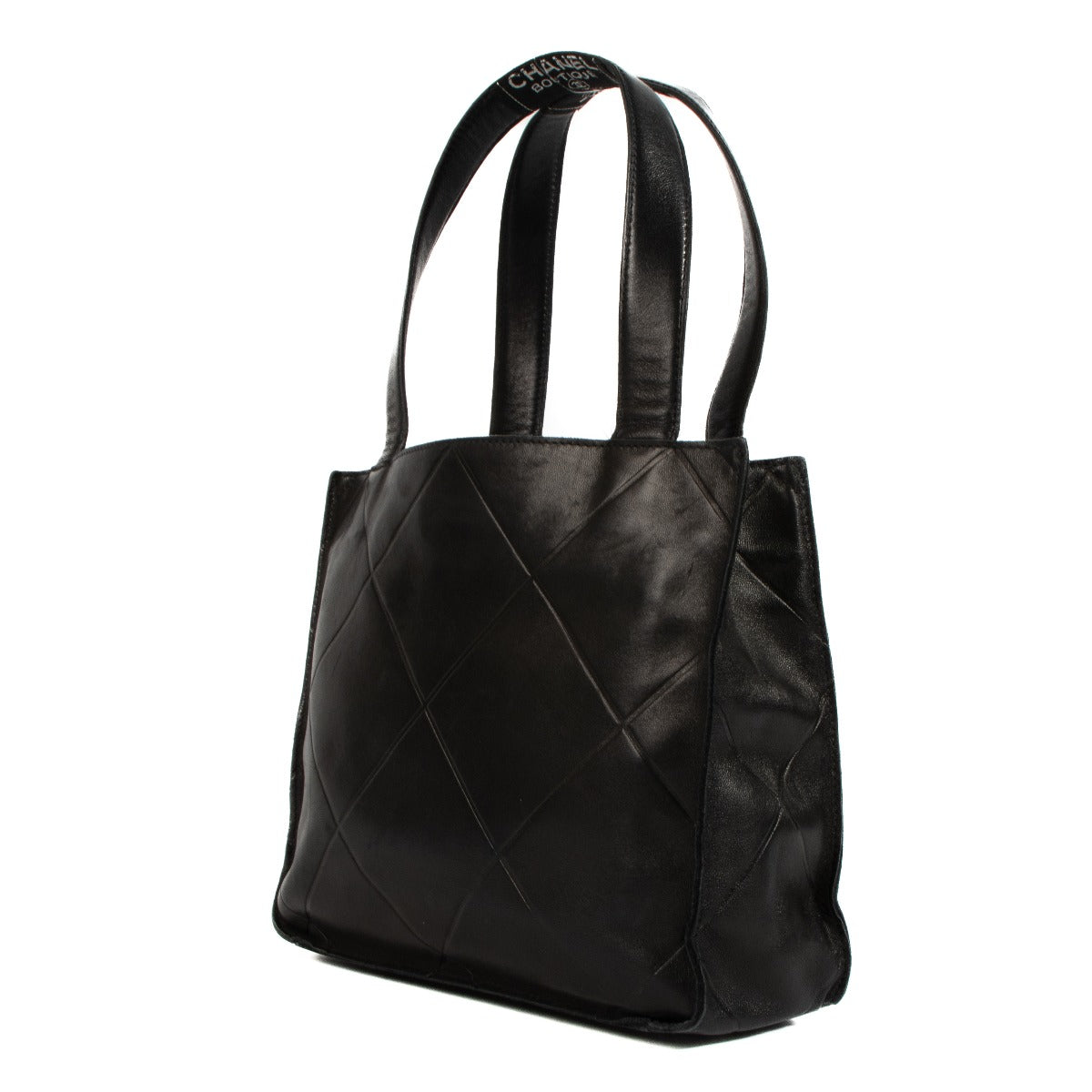 Shop 100% authentic Chanel Black Tag Mini Tote Bag at Labellov.com.