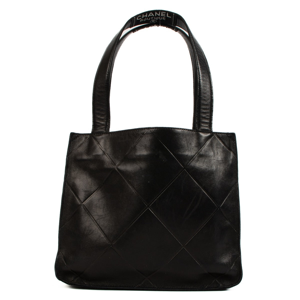 Shop 100% authentic Chanel Black Tag Mini Tote Bag at Labellov.com.