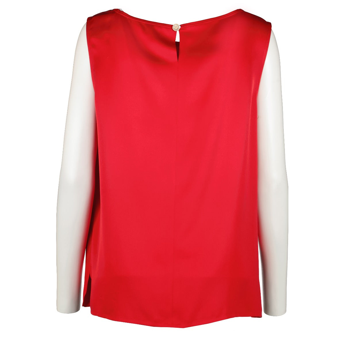 Shop 100% authentic Chanel Red Silk Satin Top at Labellov.com.