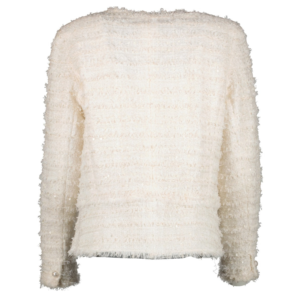 Shop 100% authentic Chanel White Tweed Jacket at Labellov.com.