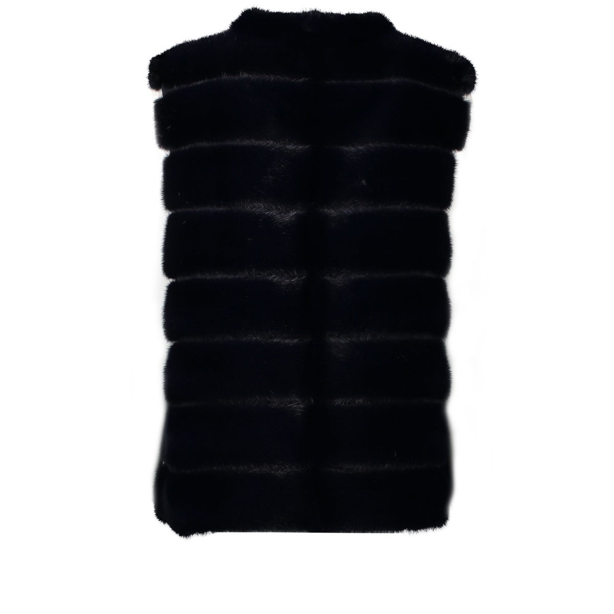 Veilig online kopen van authentieke Fendi vest in zwart bont bij Labellov.Com.