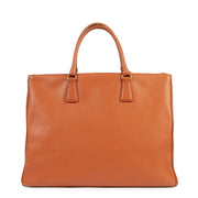 Authentique seconde-main vintage Prada Orange Saffiano Tote Bag achète en ligne webshop LabelLOV