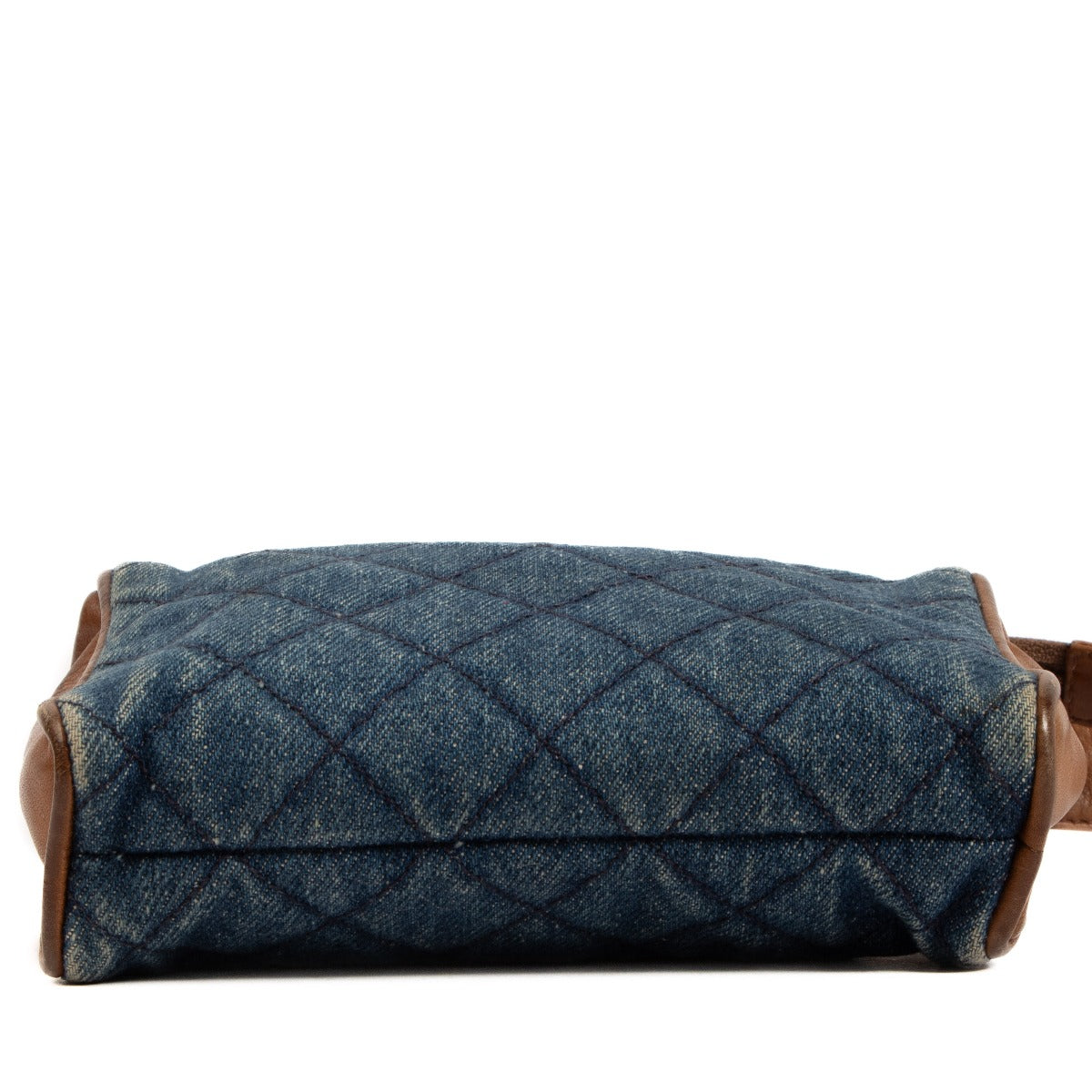 Chanel Vintage Quilted Denim Belt Bag