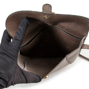 Delvaux Taupe Crossbody at Labellov