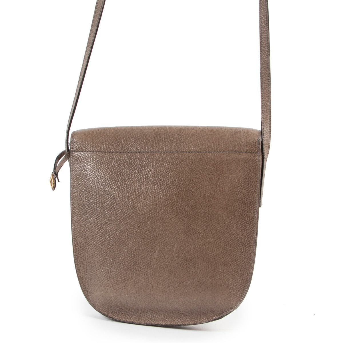 Delvaux Taupe Crossbody