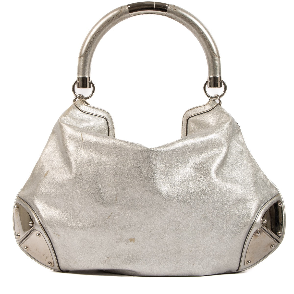 Shop 100% authentic second-hand Gucci Silver Indy Shoulder Bag on Labellov.com