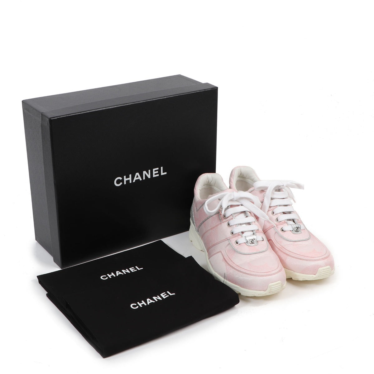 Chanel 17P Pink Sneakers