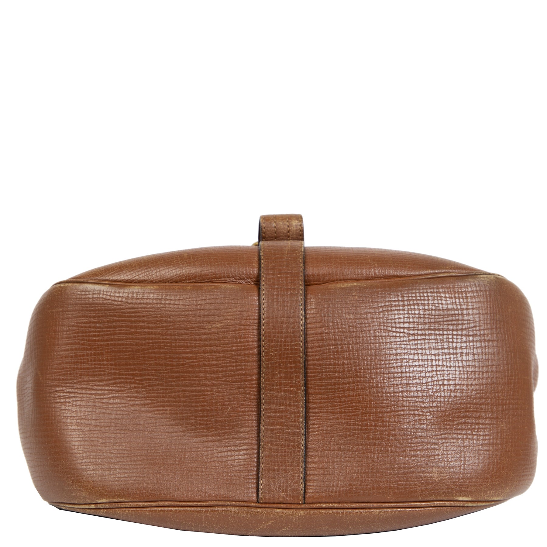 Delvaux Cognac Cerceau Jumping Bag