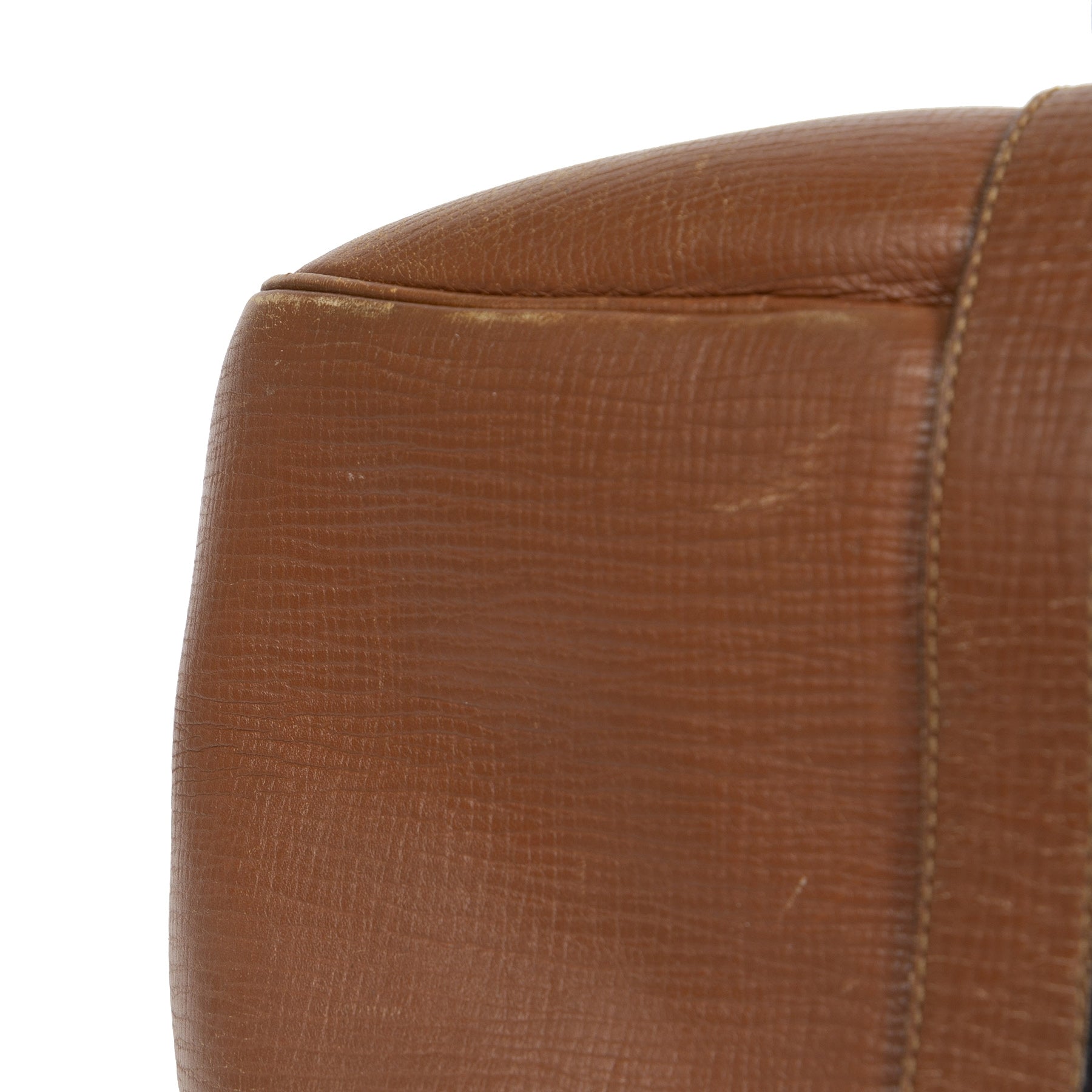 Delvaux Cognac Cerceau Jumping Bag
