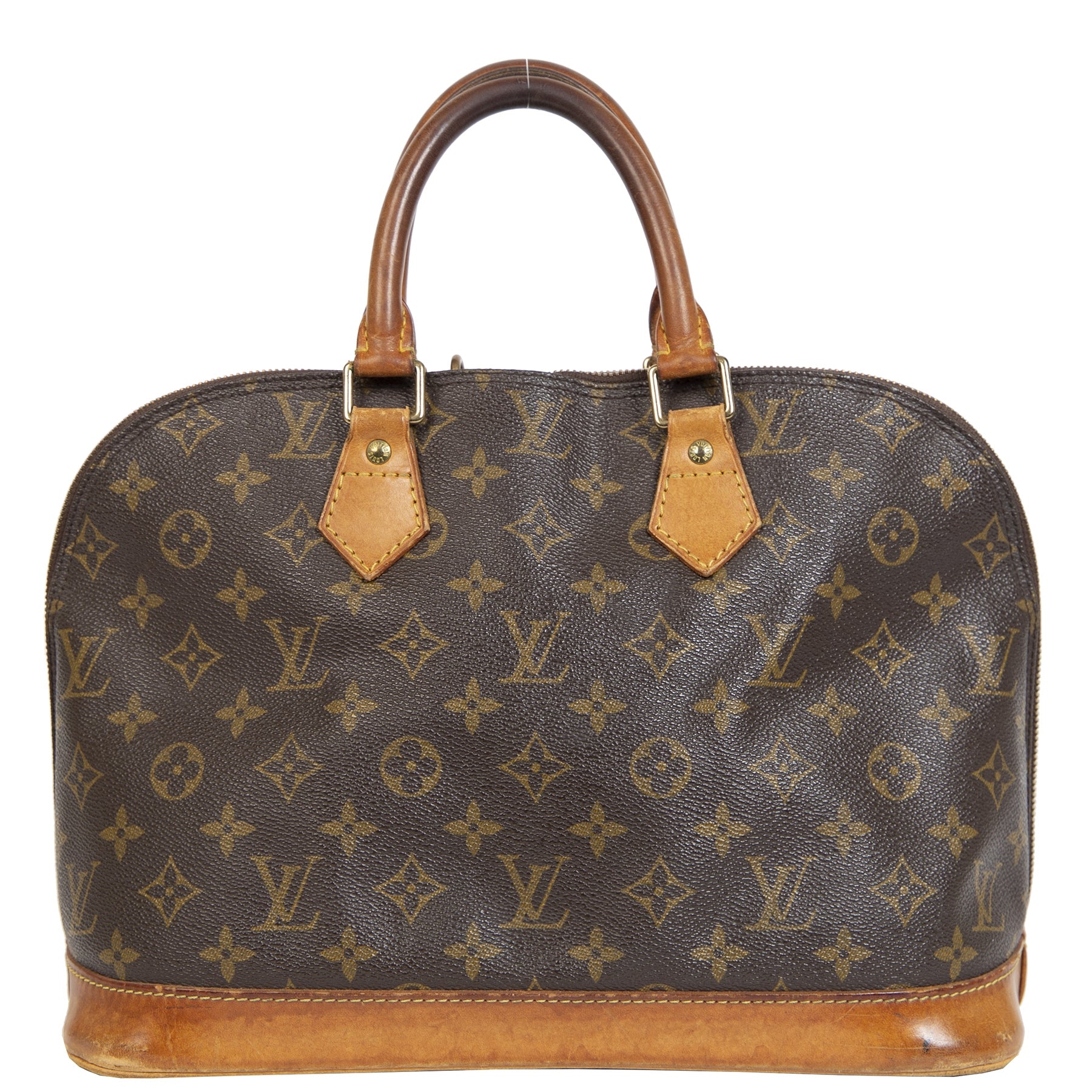 Authentieke Tweedehands Louis Vuitton Monogram Alma PM Bag juiste prijs veilig online shoppen luxe merken webshop winkelen Antewerpen België mode fashion