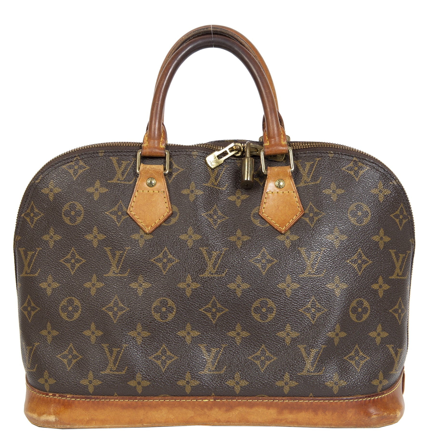 Authentieke Tweedehands Louis Vuitton Monogram Alma PM Bag juiste prijs veilig online shoppen luxe merken webshop winkelen Antewerpen België mode fashion