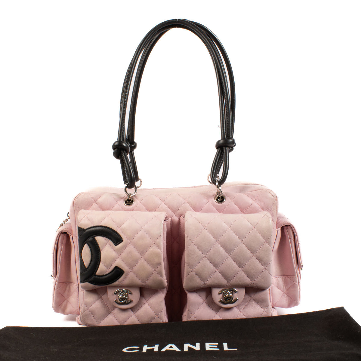 Sac à bandoulière Reporter Chanel Cambon rose