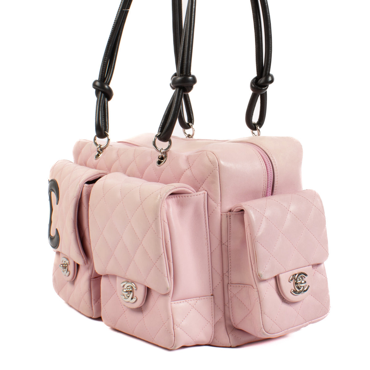 Sac à bandoulière Reporter Chanel Cambon rose