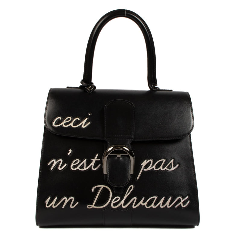 Shop 100% authentic second-hand Delvaux Black Brillant L'Humour MM on Labellov.com