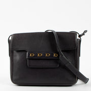 Shop this authentic Delvaux Black Leather Frimaire Crossbody Bag by Labellov.com