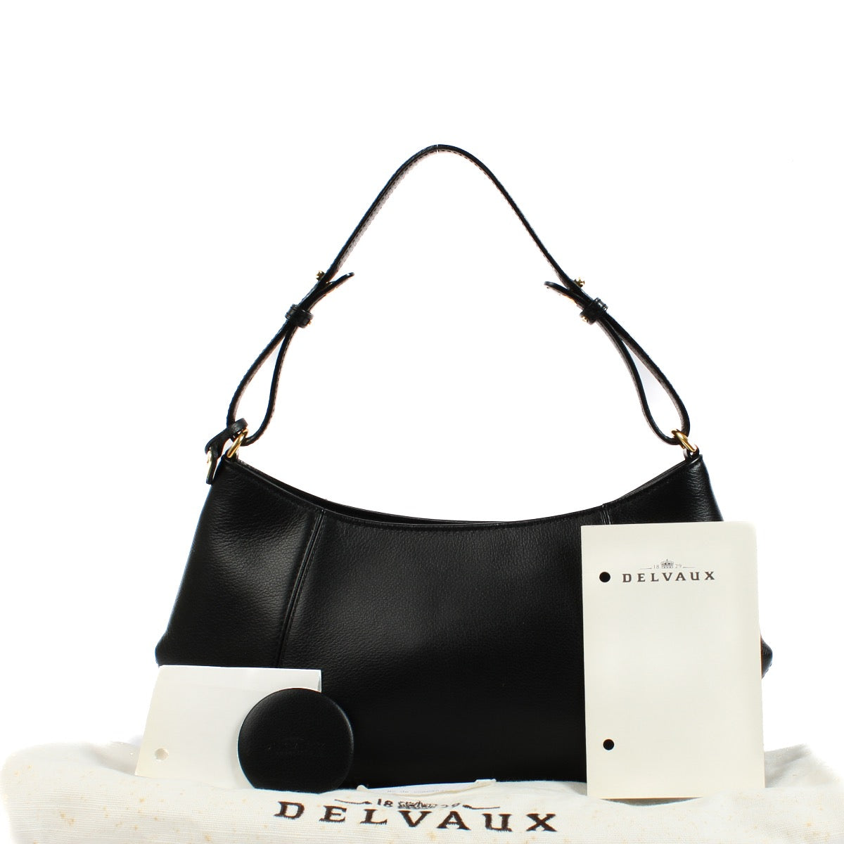 shop 100% authentic second hand Delvaux Black Désir Shoulder bag on Labellov.com