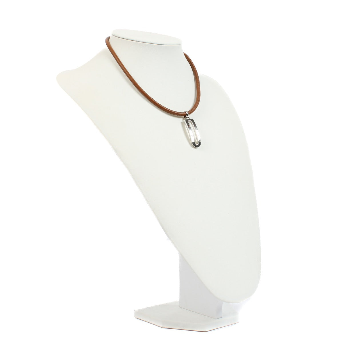 shop 100% authentic second hand Delvaux Brown Leather Necklace on Labellov.com