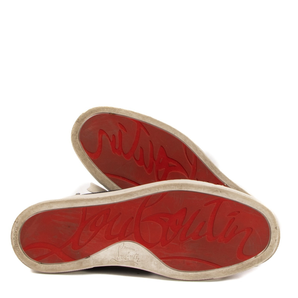 Christian Louboutin Lou Degra Spikes Sneakers - Size 37.5