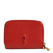 Christian Louboutin, Wallet, Red, Leather, Panettone, Coin purse, Labellov, Antwerp