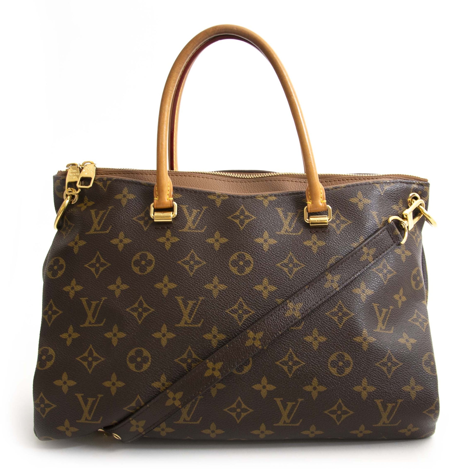 Louis Vuitton Pallas Monogram Havane Bag at Labellov. Safe online shopping at a fair price.