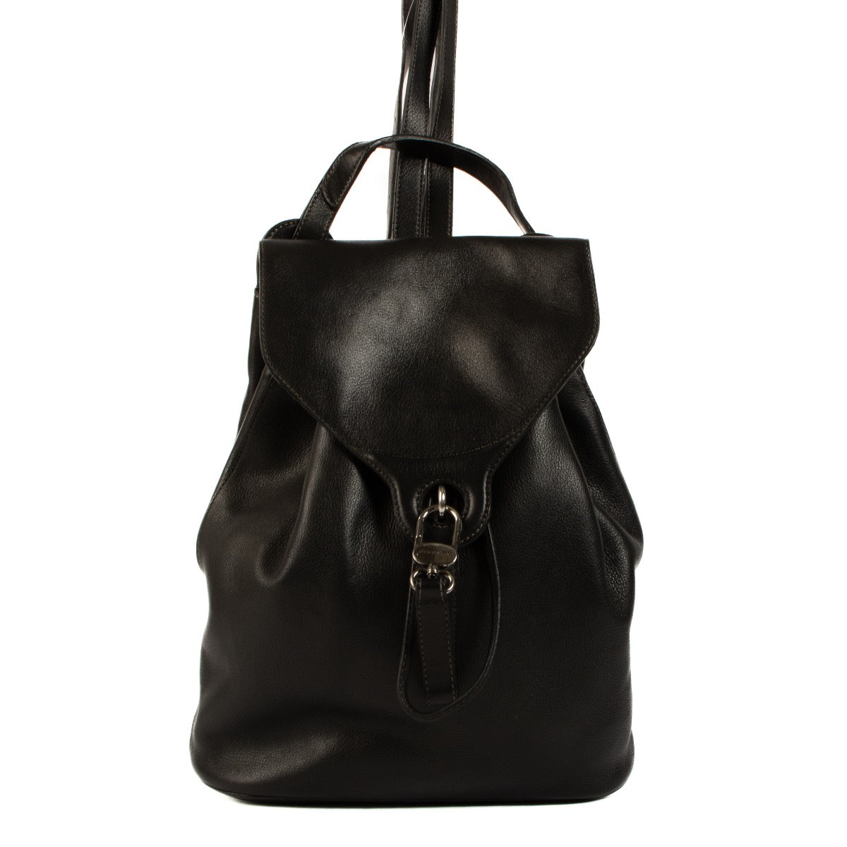 Shop 100% authentic second-hand Delvaux Black Soleil Backpack on Labellov.com