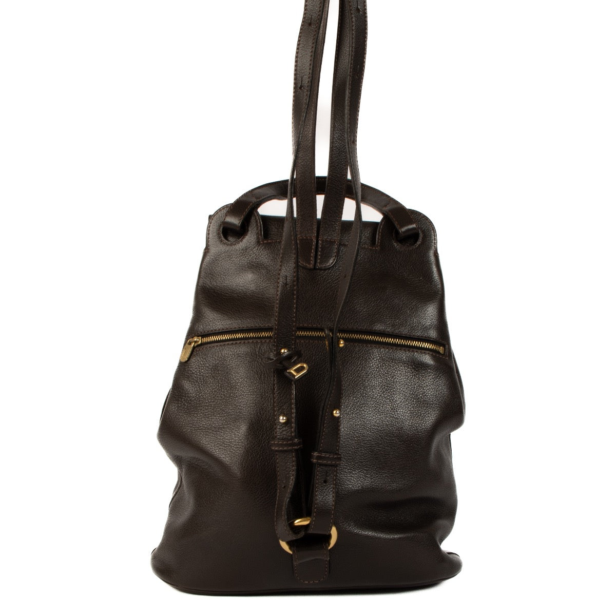 Shop 100% authentic second-hand Delvaux Brown Soleil Backpack on Labellov.com