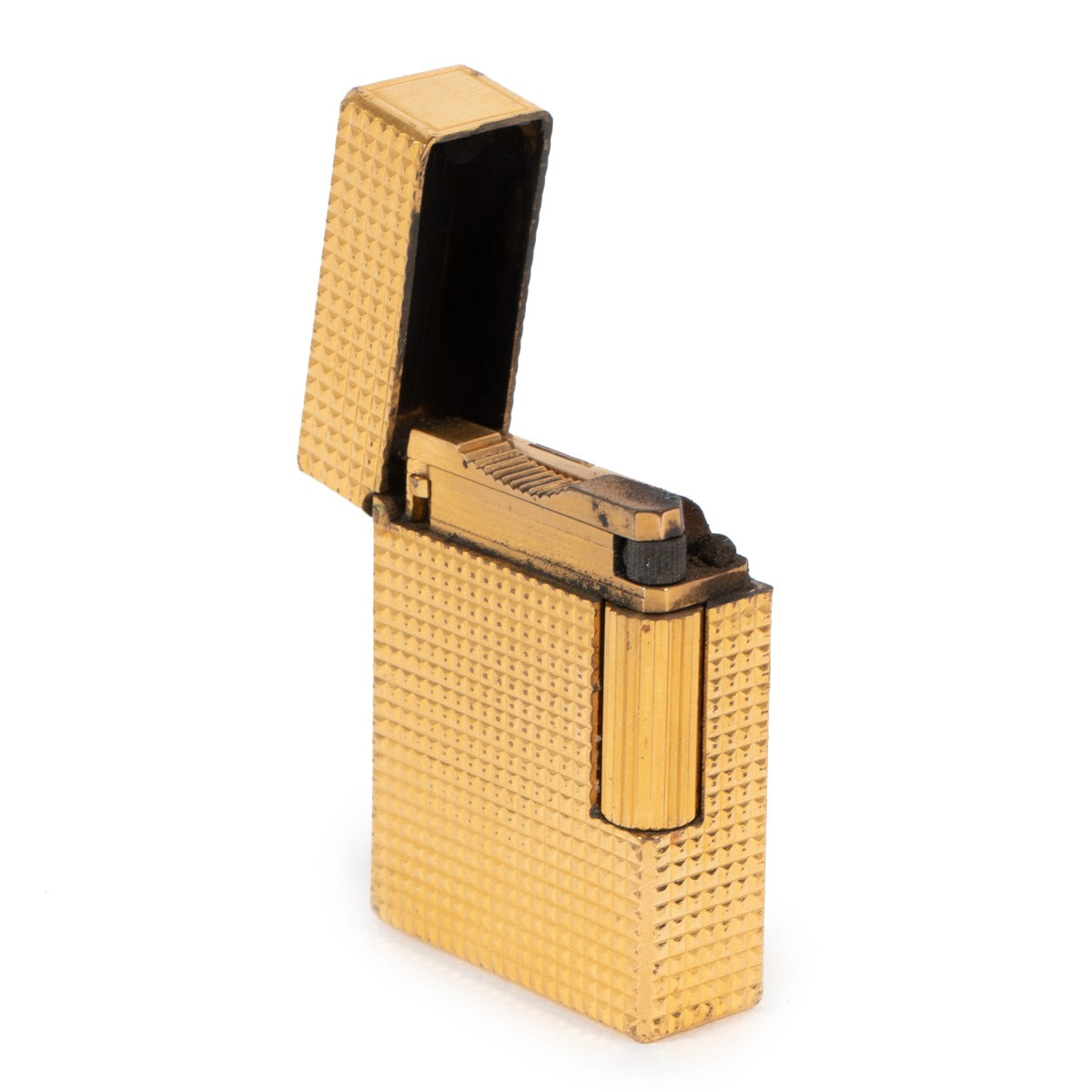 St. Dupont Gold Diamond Head Vintage Lighter