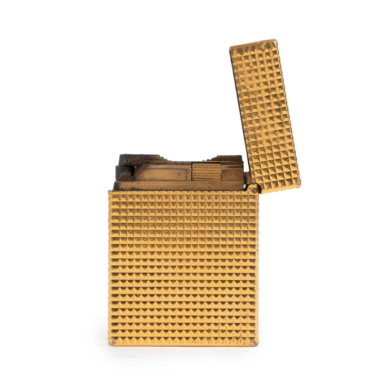 St. Dupont Gold Diamond Head Vintage Lighter