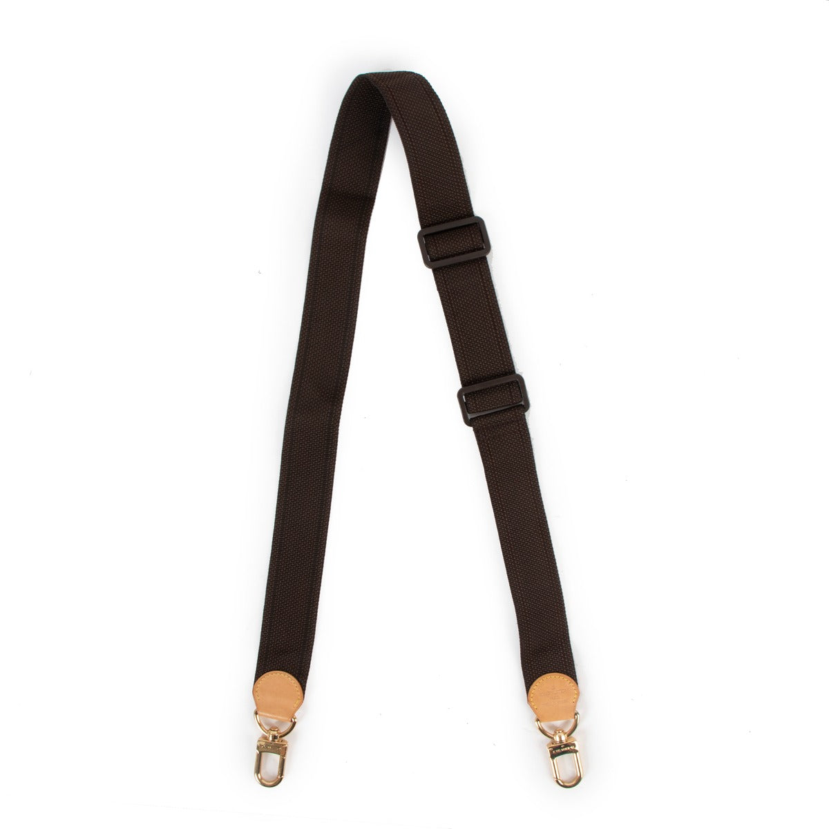 Louis Vuitton Brown Nylon Bag Strap