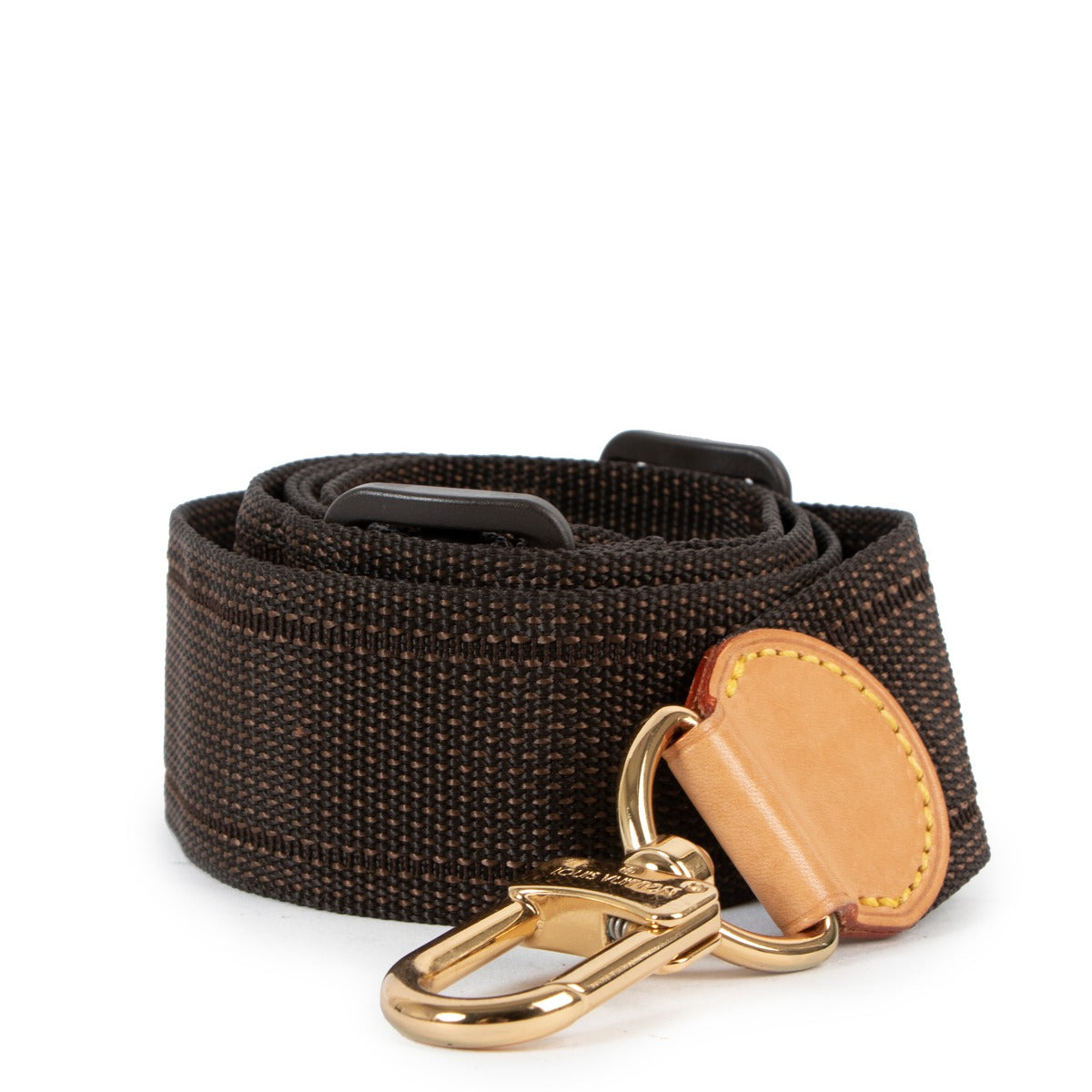 Louis Vuitton Brown Nylon Bag Strap
