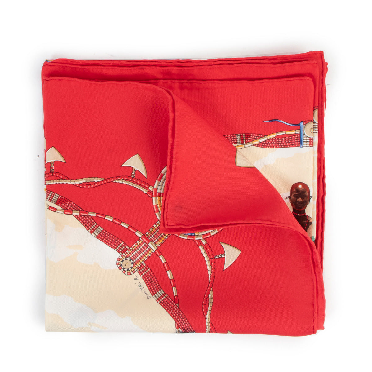 Hermès Red Perles Du Kenya Carré 90 Silk Scarf for the best price at Labellov secondhand luxury in Antwerp. We buy and sell your authentic designer bags for the best price at Labellov secondhand luxury in Antwerp.