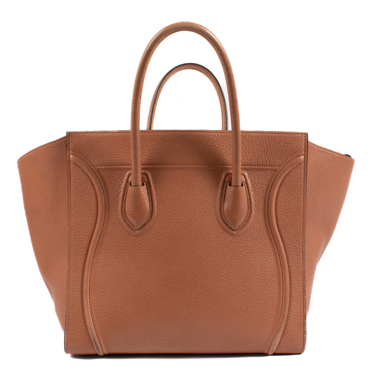 Sac Céline Phantom Luggage rose saumon moyen