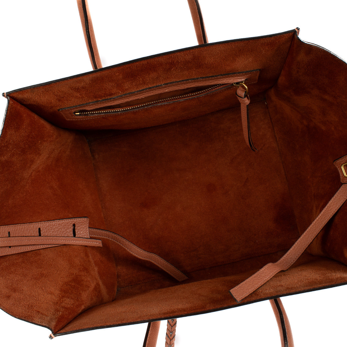 Sac Céline Phantom Luggage rose saumon moyen