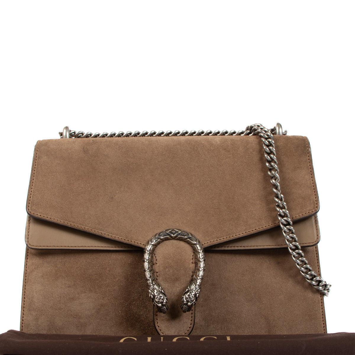 Gucci Dionysus Taupe Shoulder Bag