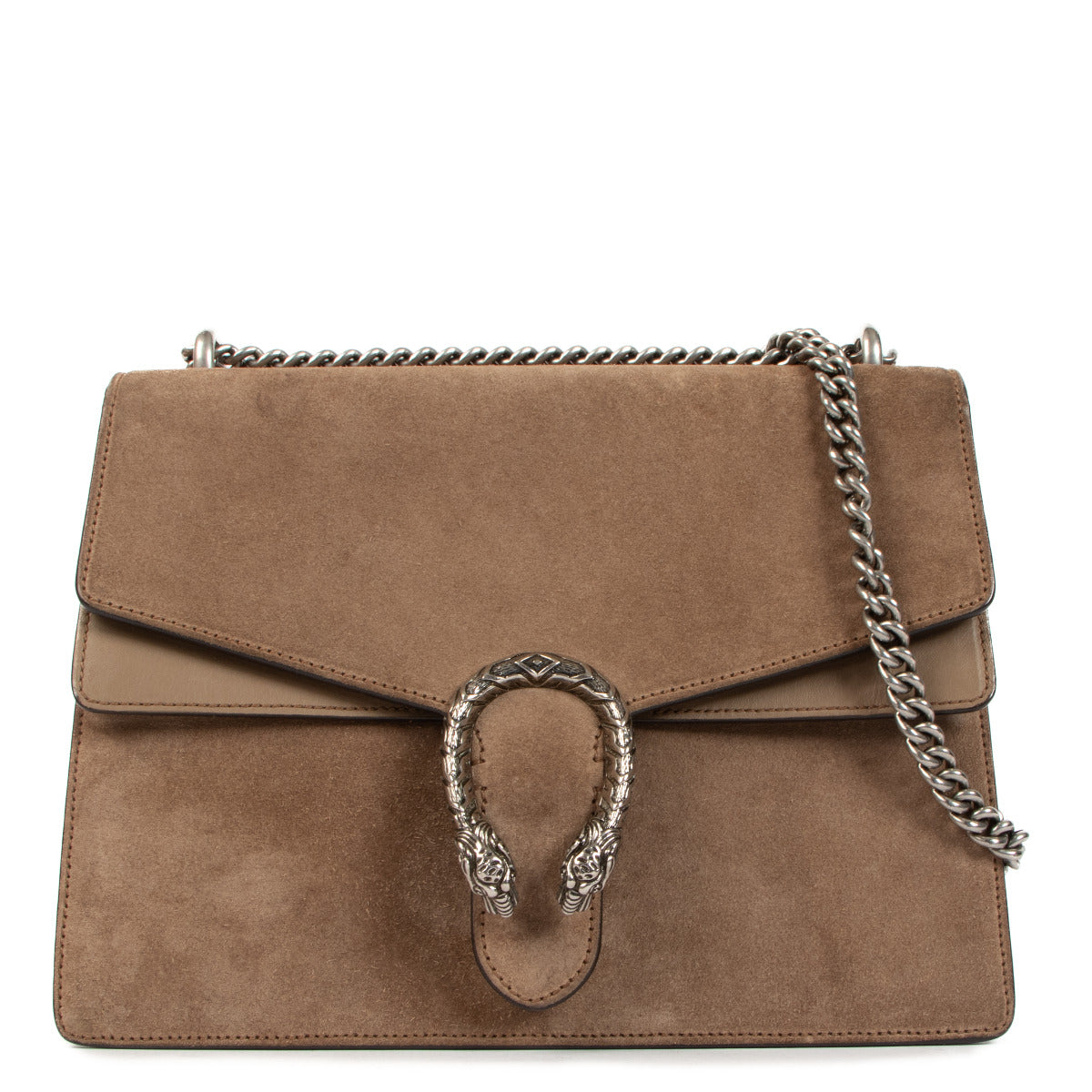 Gucci Dionysus Taupe Shoulder Bag for the best price at Labellov secondhand luxury in Antwerp