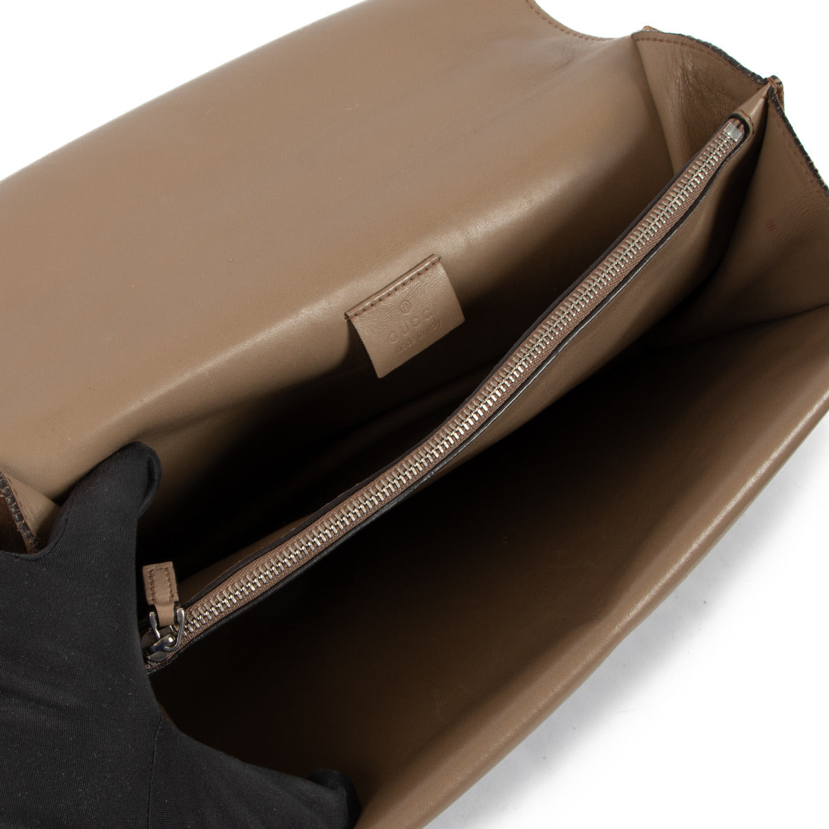 Sac porté épaule moyen en daim taupe Gucci Dionysus