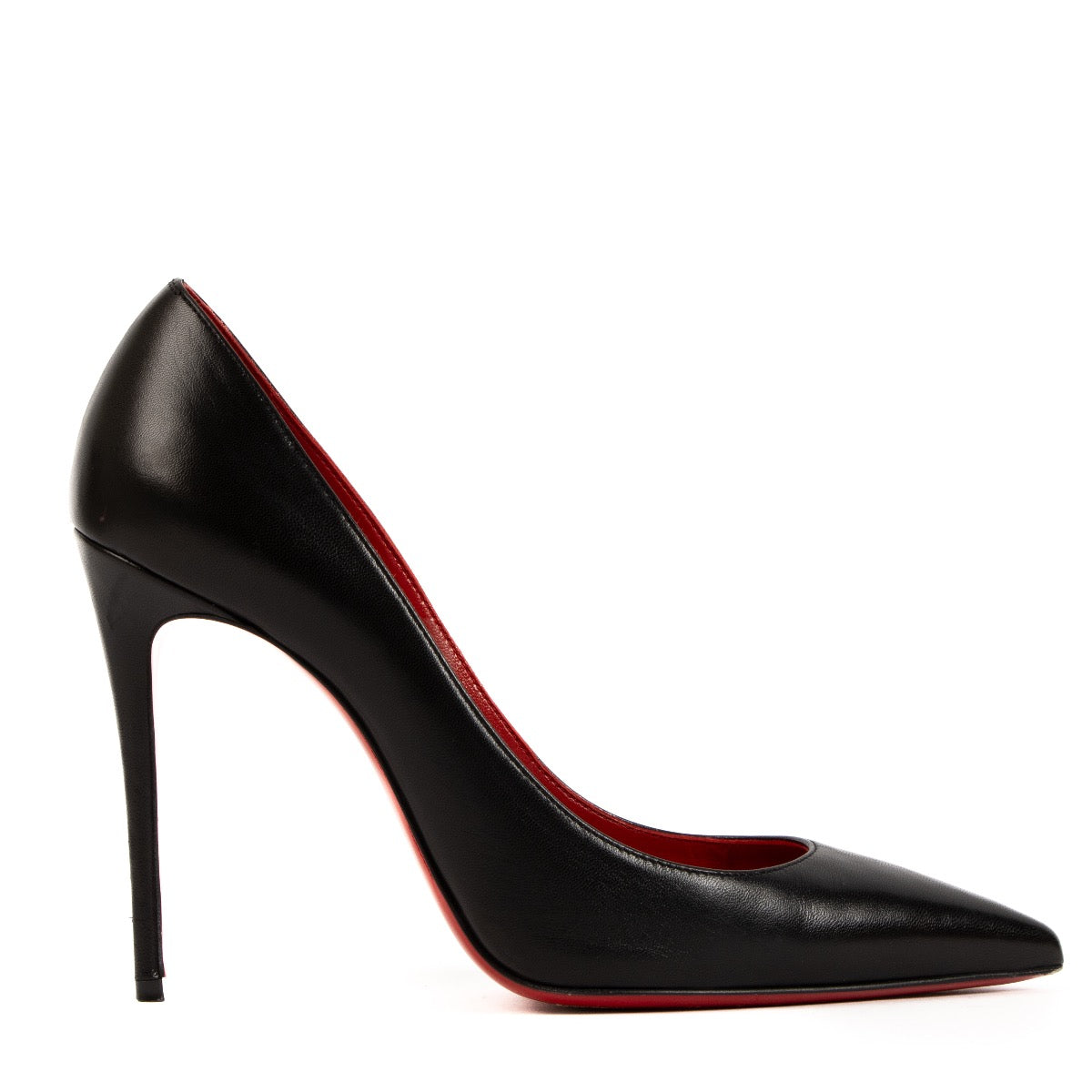 Buy real authentic Christian Louboutin Black Kate 100 Heels in very good condition at Labellov.com