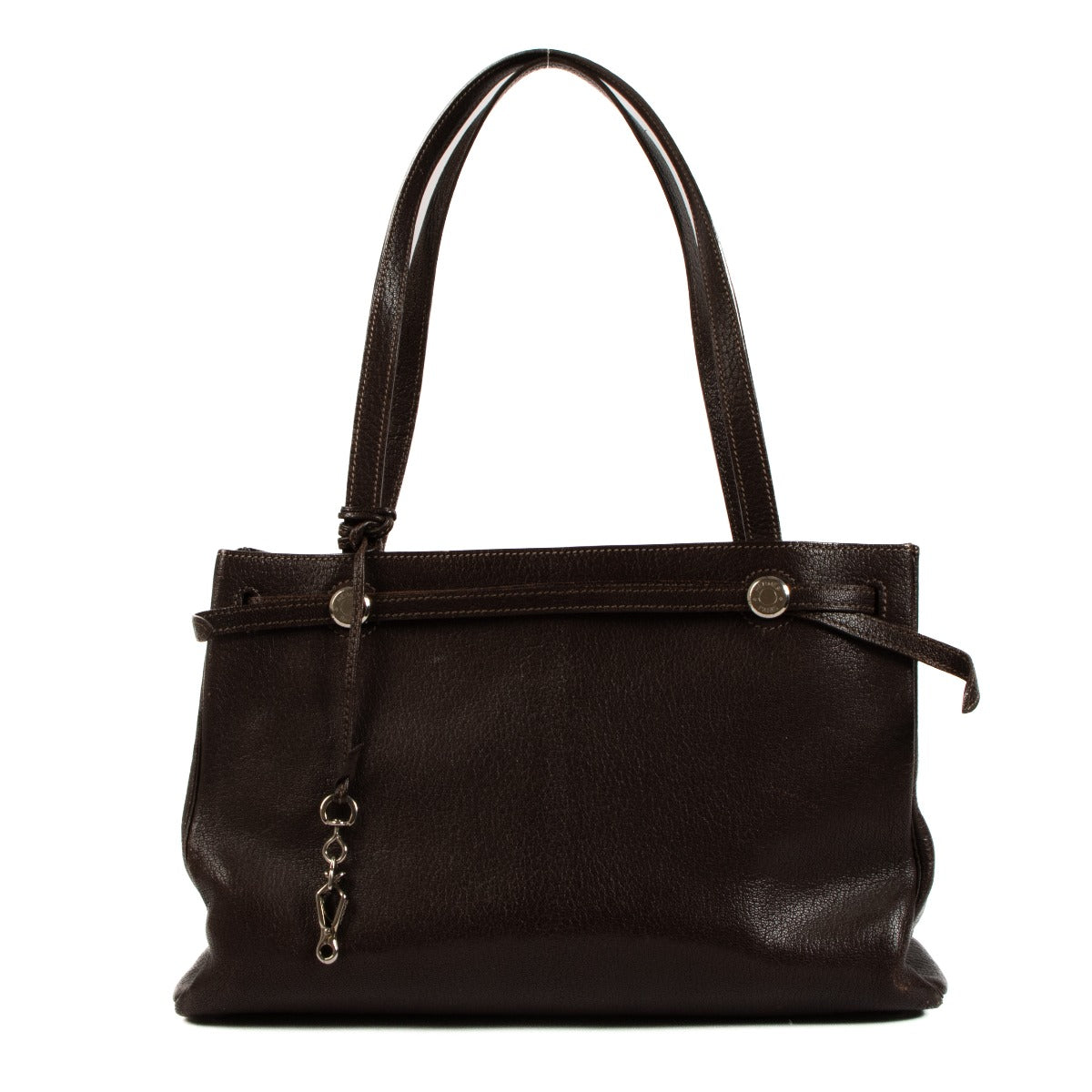 Hermès Cacao Chevre Coromandel Herbag Cabas PM Tote Bag