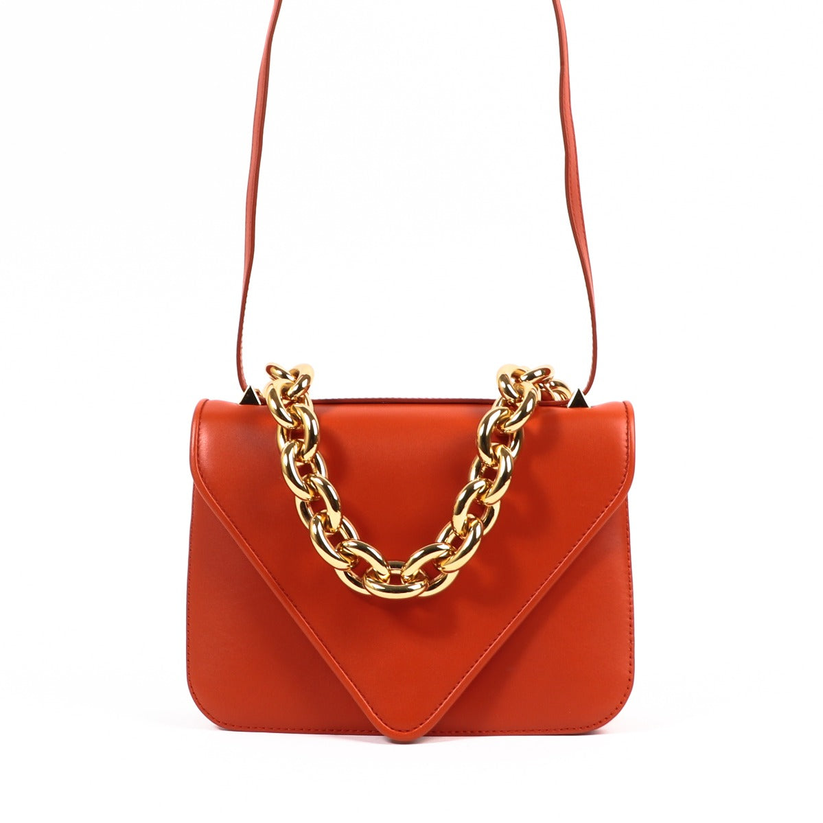 Bottega Veneta Mount Small Maple Calfskin Shoulder Bag