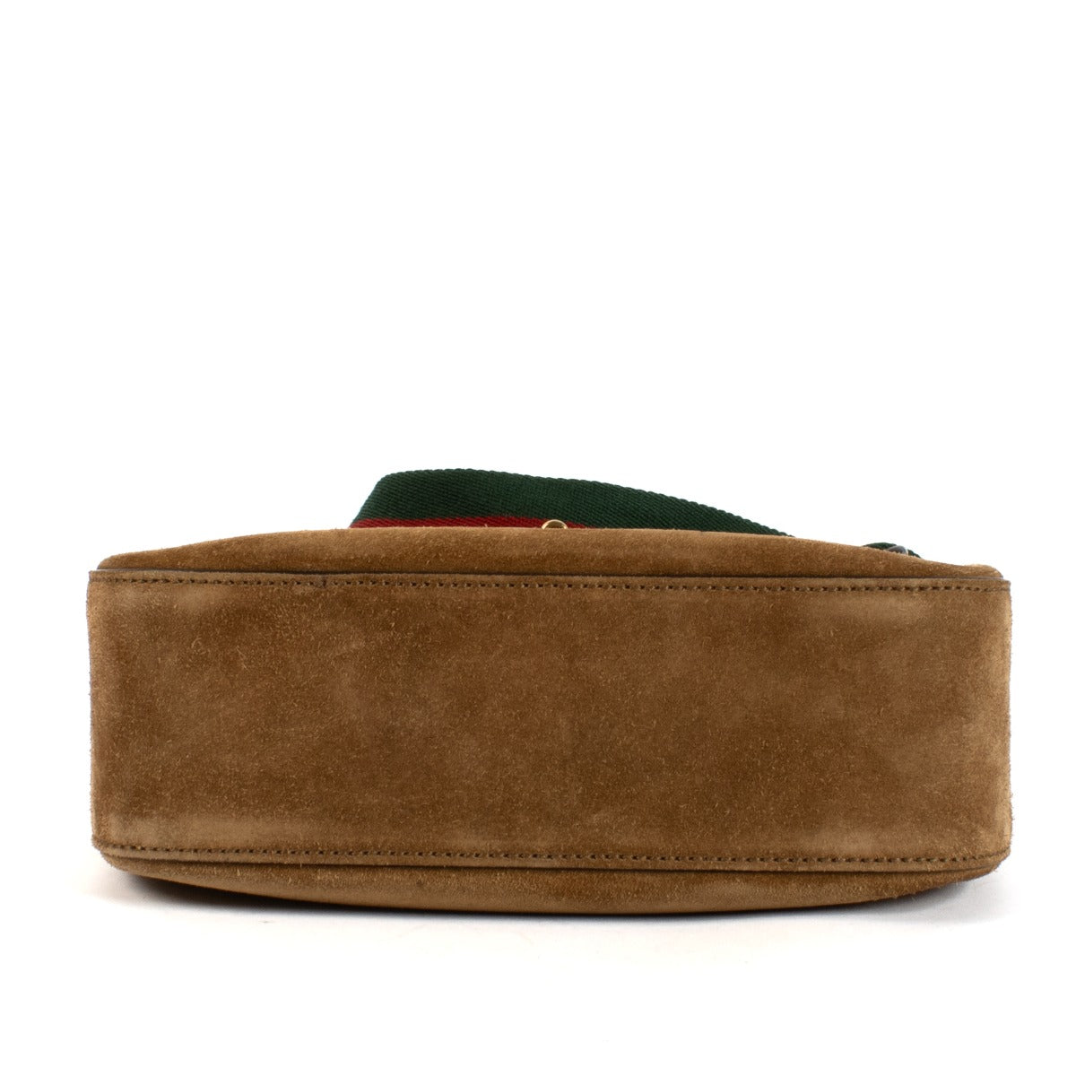 Gucci Camel Suede Lady Web Bag