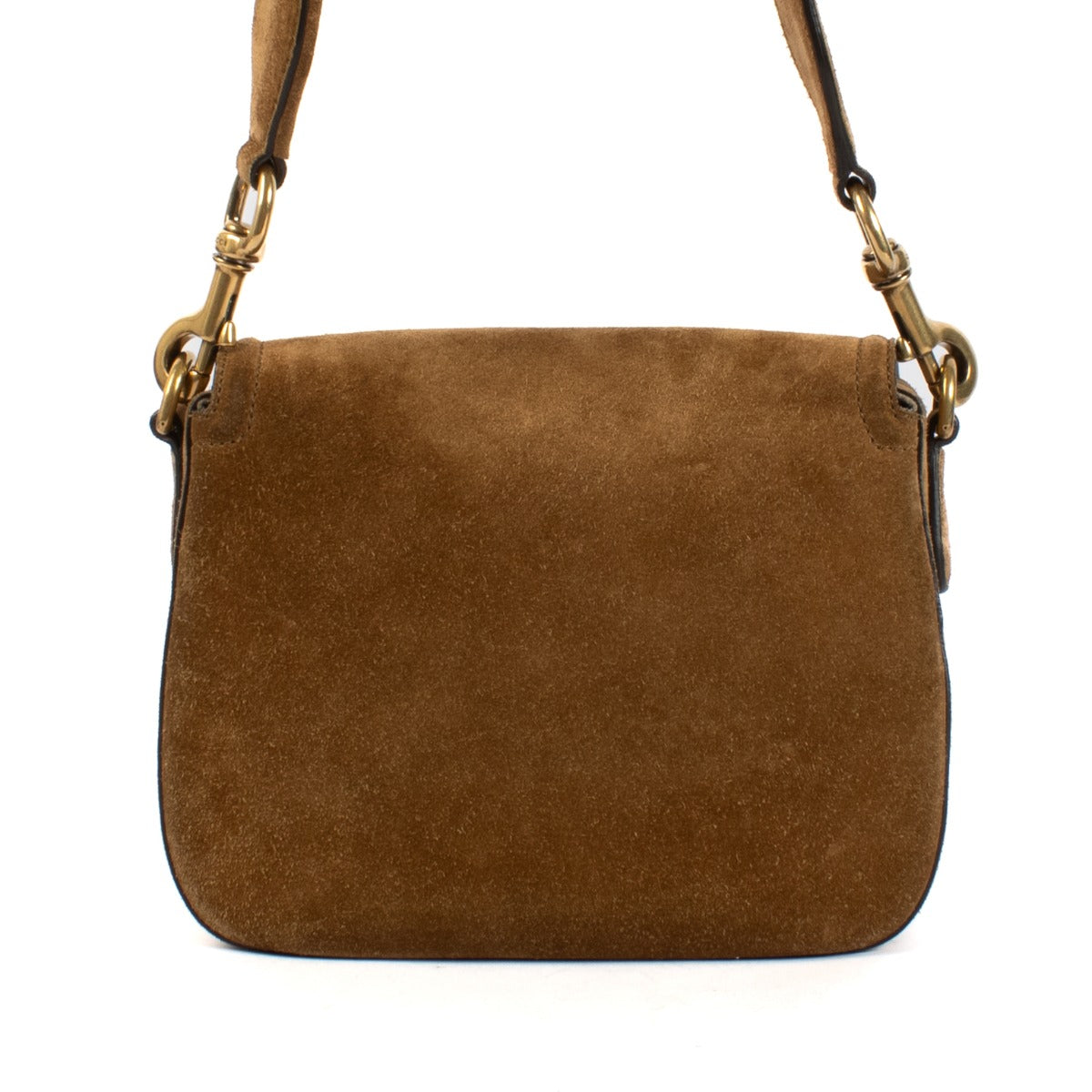 Gucci Camel Suede Lady Web Bag