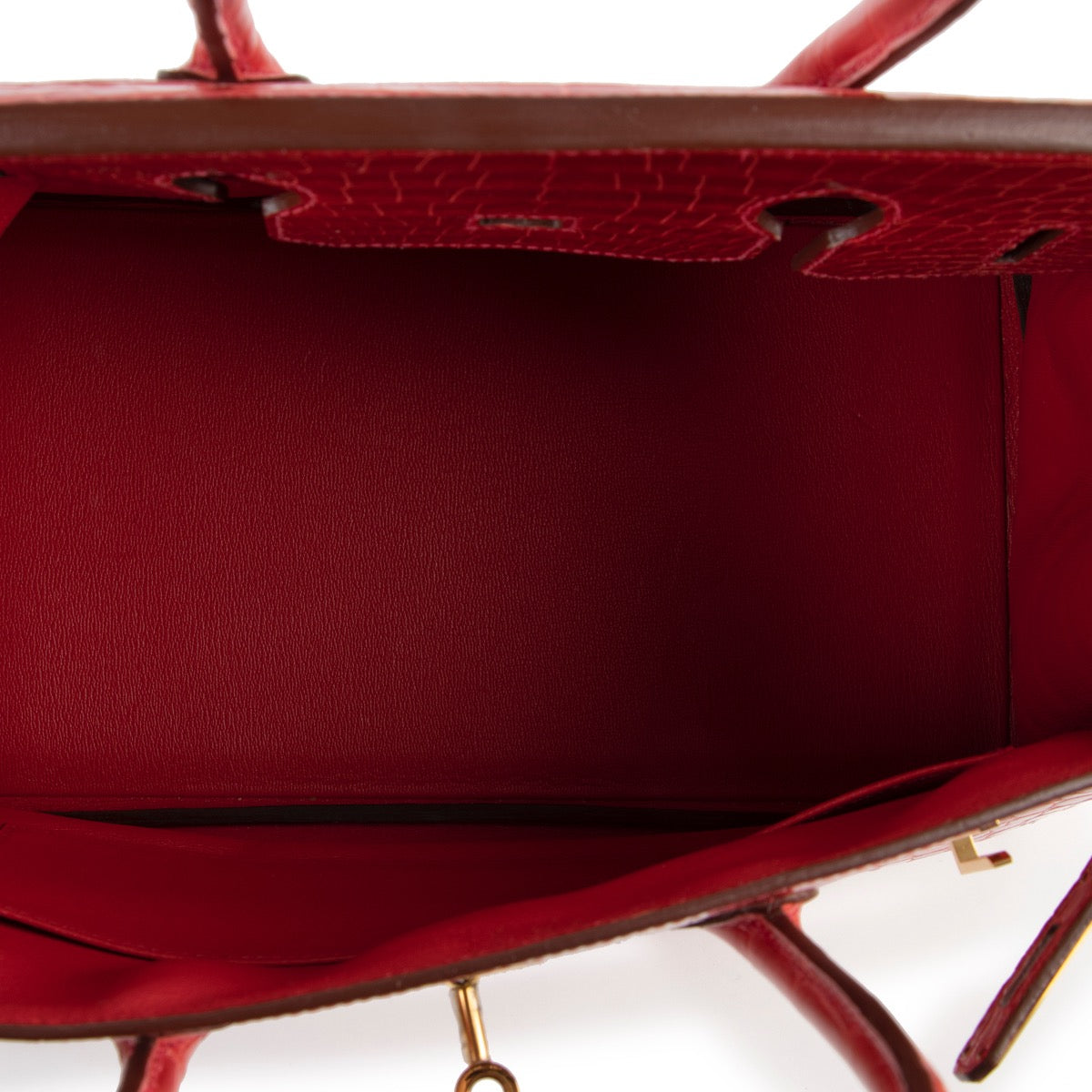 Shop safe online at Labellov in Antwerp this 100% authentic Hermès Birkin 35 Bougainvillier Crocodile Porosus GHW