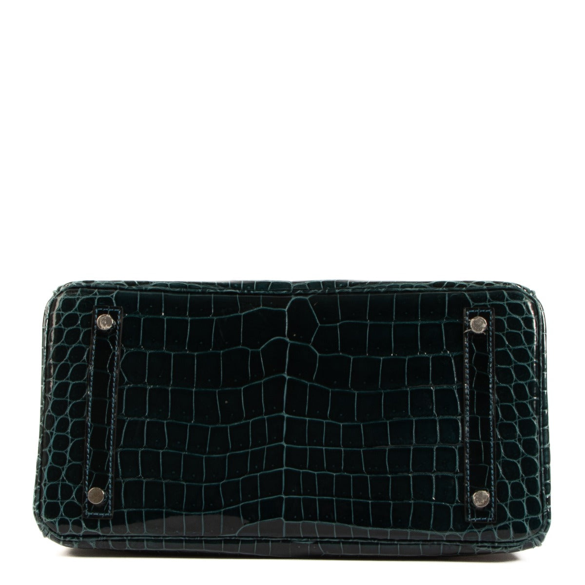 Hermès Birkin 30 Bleu Colvert Porosus Crocodile Lisse