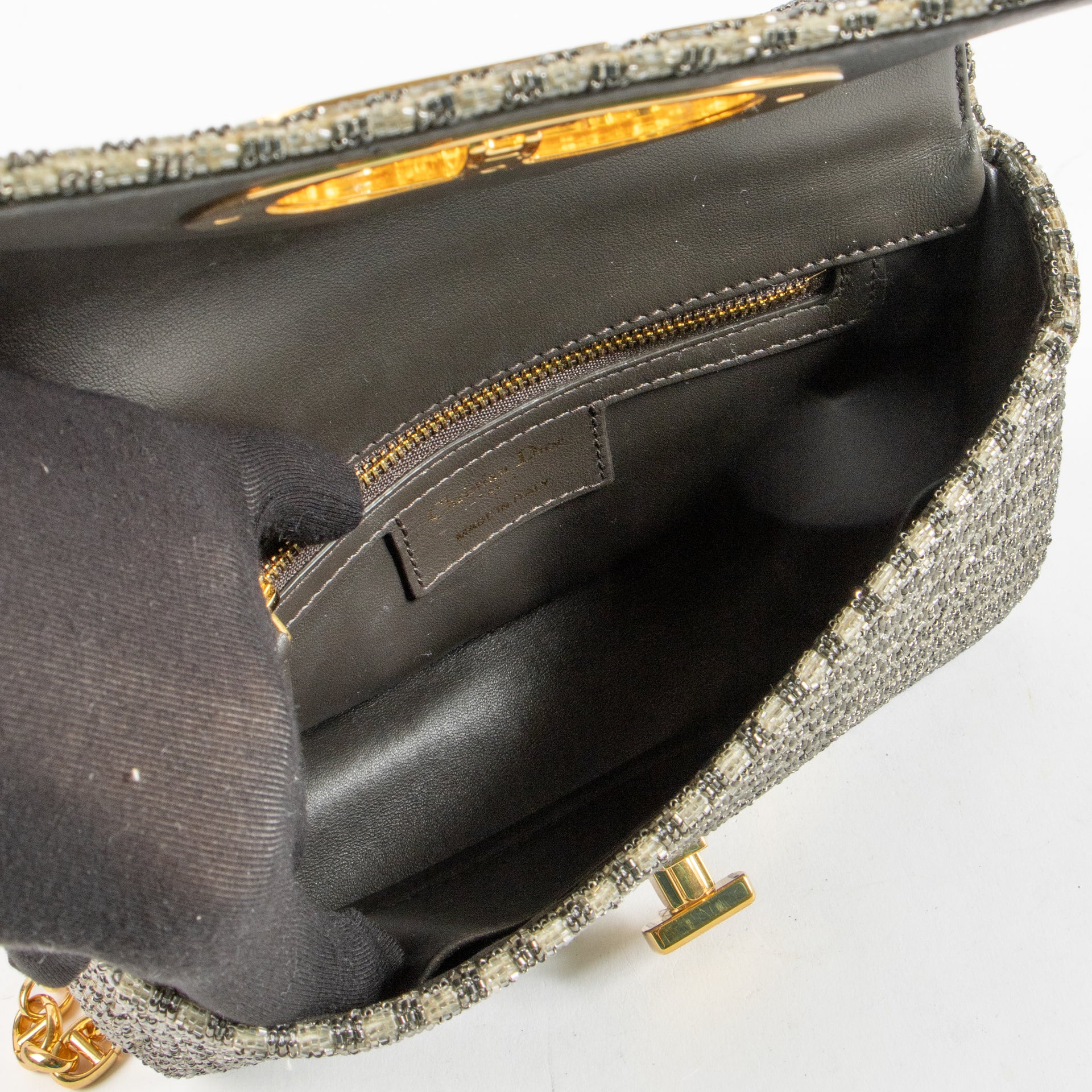 Christian Dior Gold Small Caro Bag