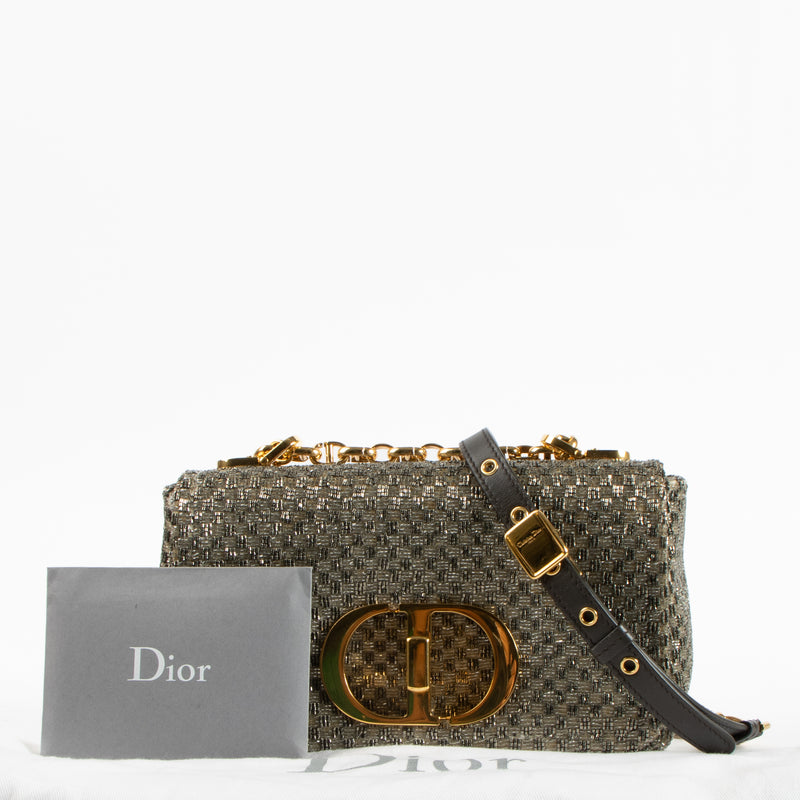 Christian Dior Gold Small Caro Bag