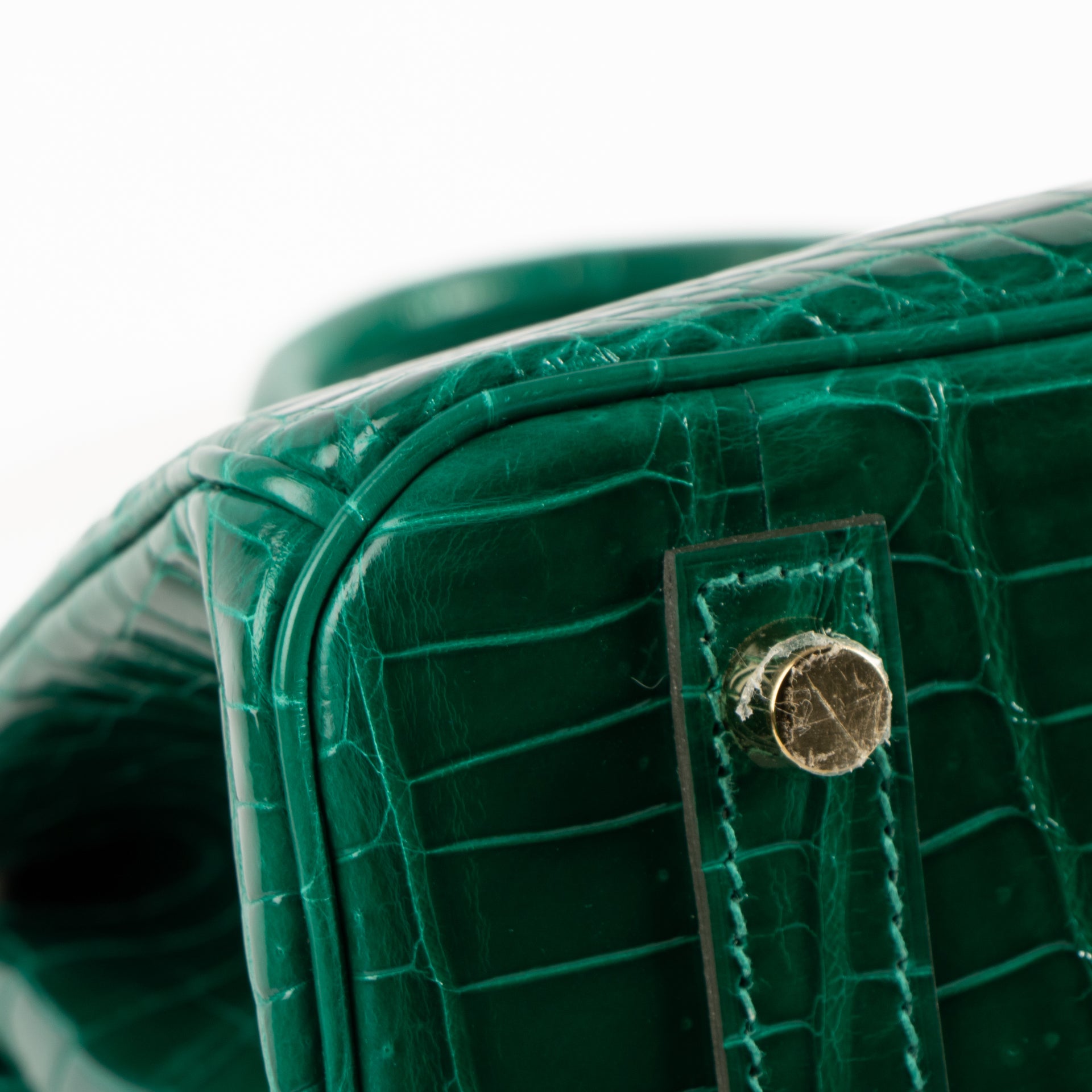 Hermès HSS Birkin 30 Vert Emeraude Crocodile Niloticus GHW
