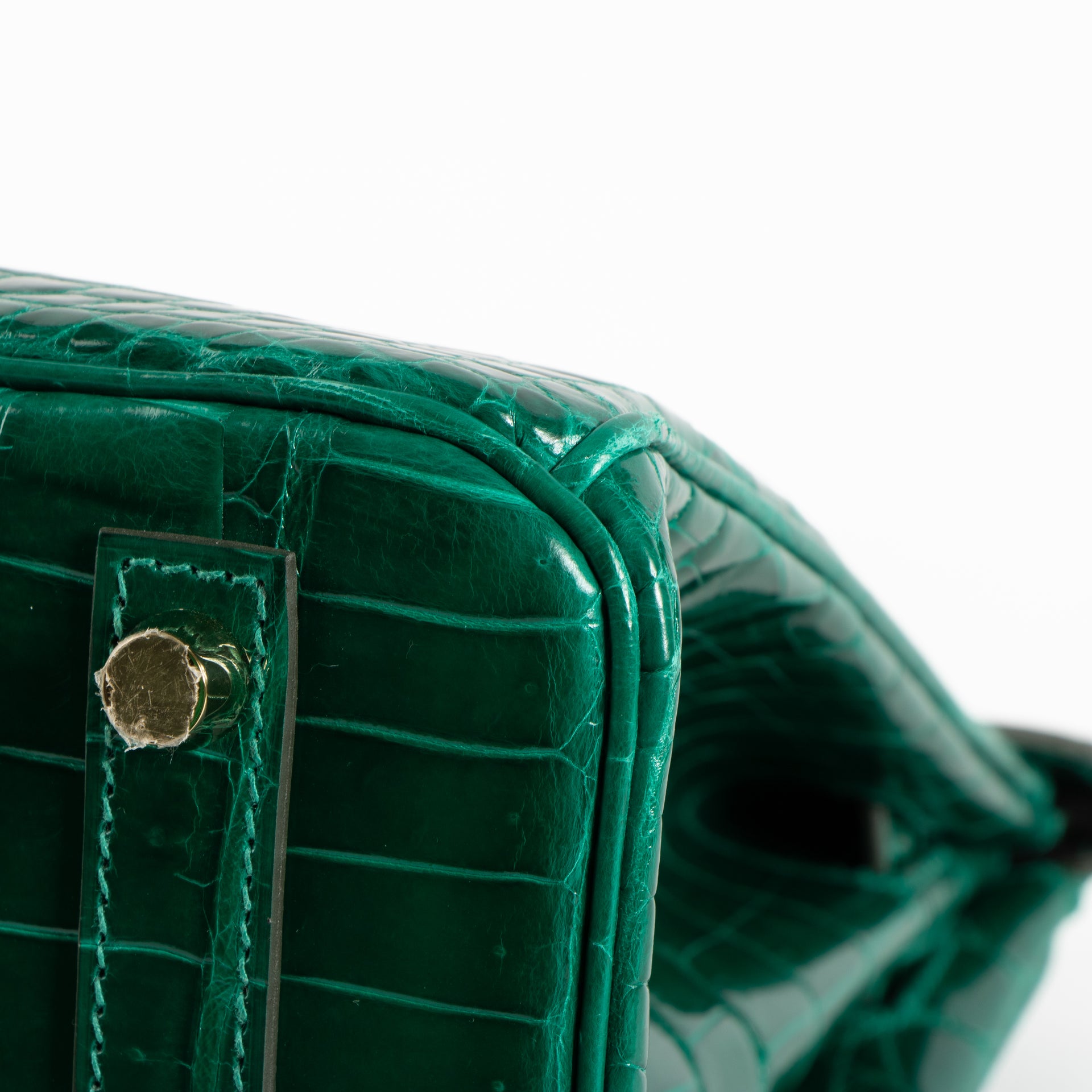 Hermès HSS Birkin 30 Vert Emeraude Crocodile Niloticus GHW