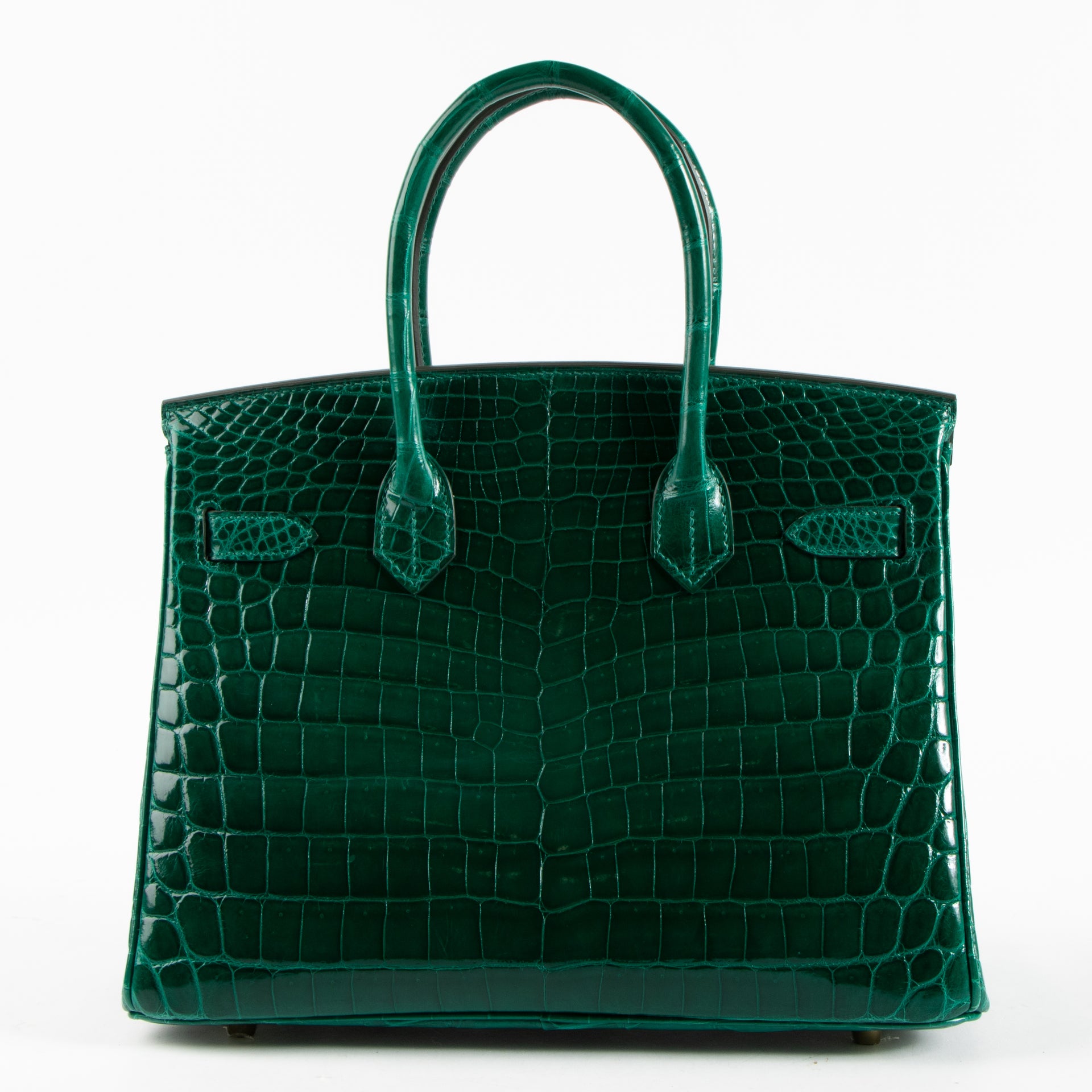 Hermès HSS Birkin 30 Vert Emeraude Crocodile Niloticus GHW