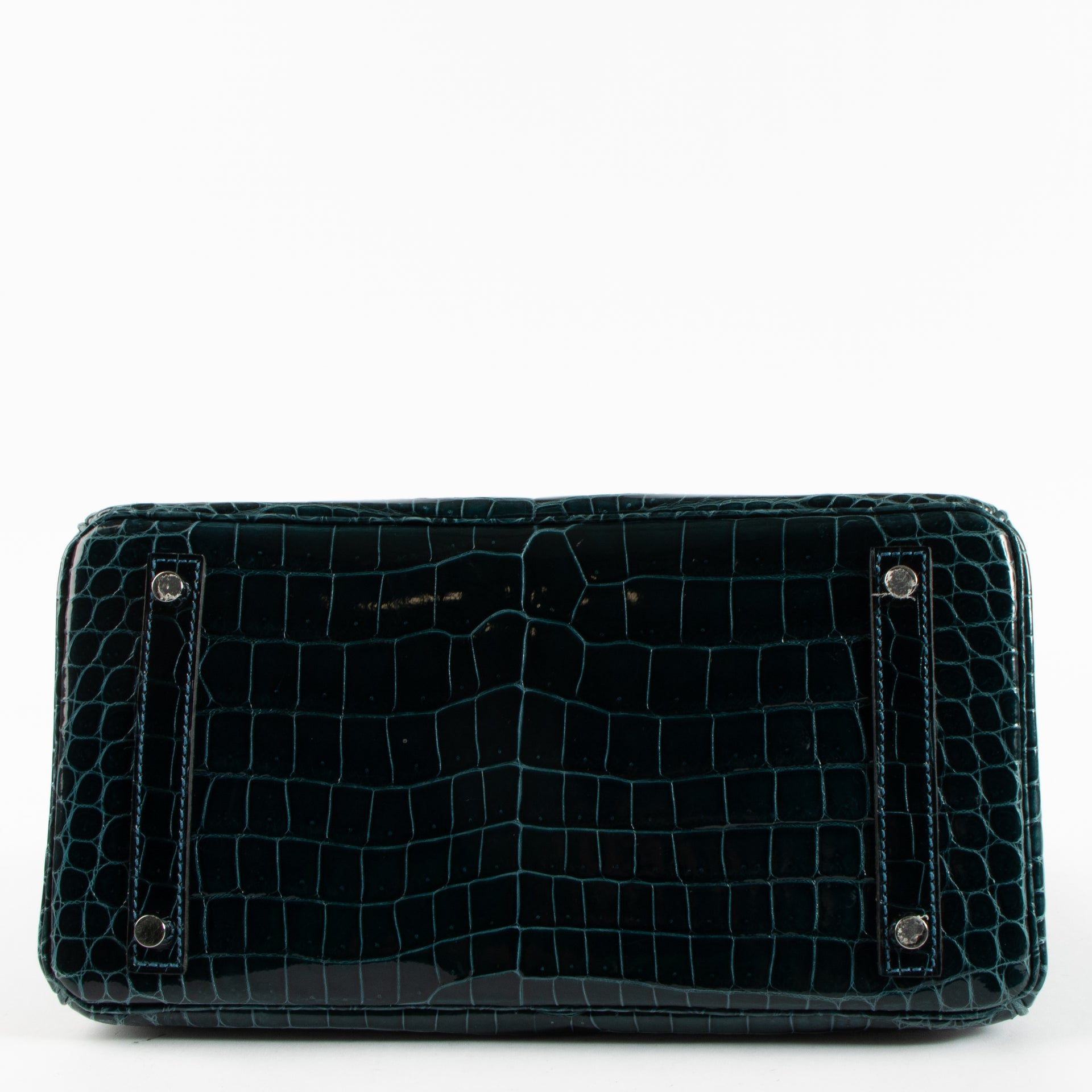 Hermès Birkin 30 Bleu Colvert Crocodile Porosus PHW